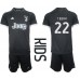 Billige Juventus Timothy Weah #22 Børnetøj Tredjetrøje til baby 2023-24 Kortærmet (+ korte bukser)